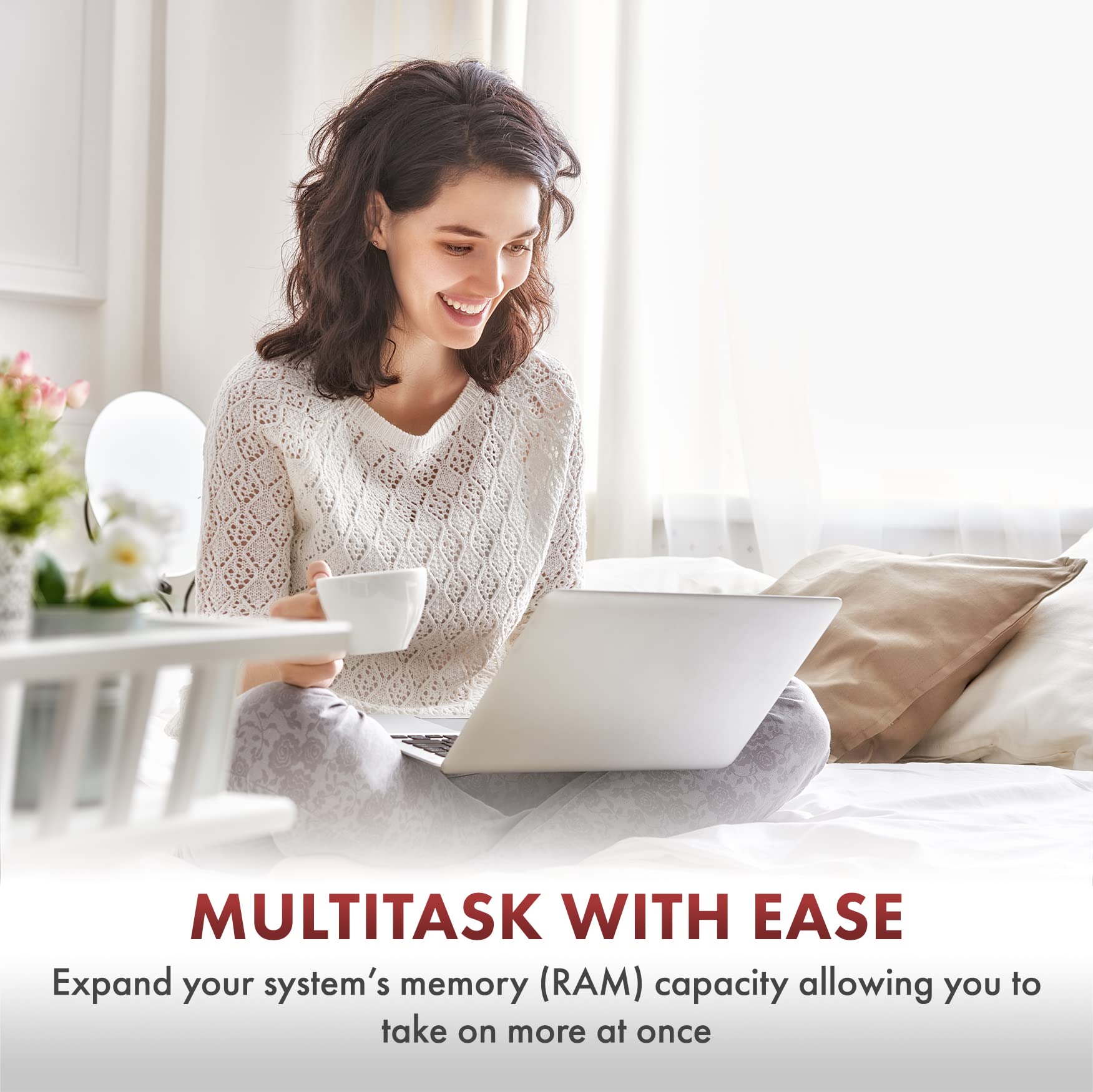 A-Tech 8GB DDR3/DDR3L 1600MHz Laptop RAM, PC3L-12800 CL11 SODIMM, 204-Pin Non-ECC Memory Module, Mult